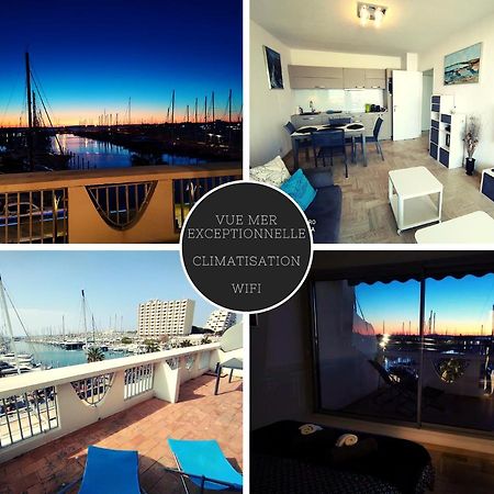 Classe 3 Etoiles - Magnifique Vue Sur Le Port - Wifi Et Clim La Grande Motte Bagian luar foto